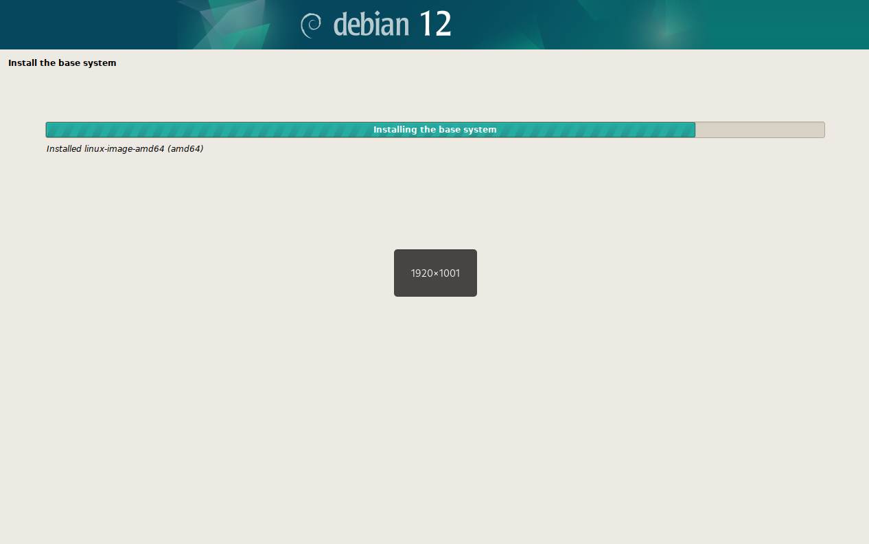 Debian installing